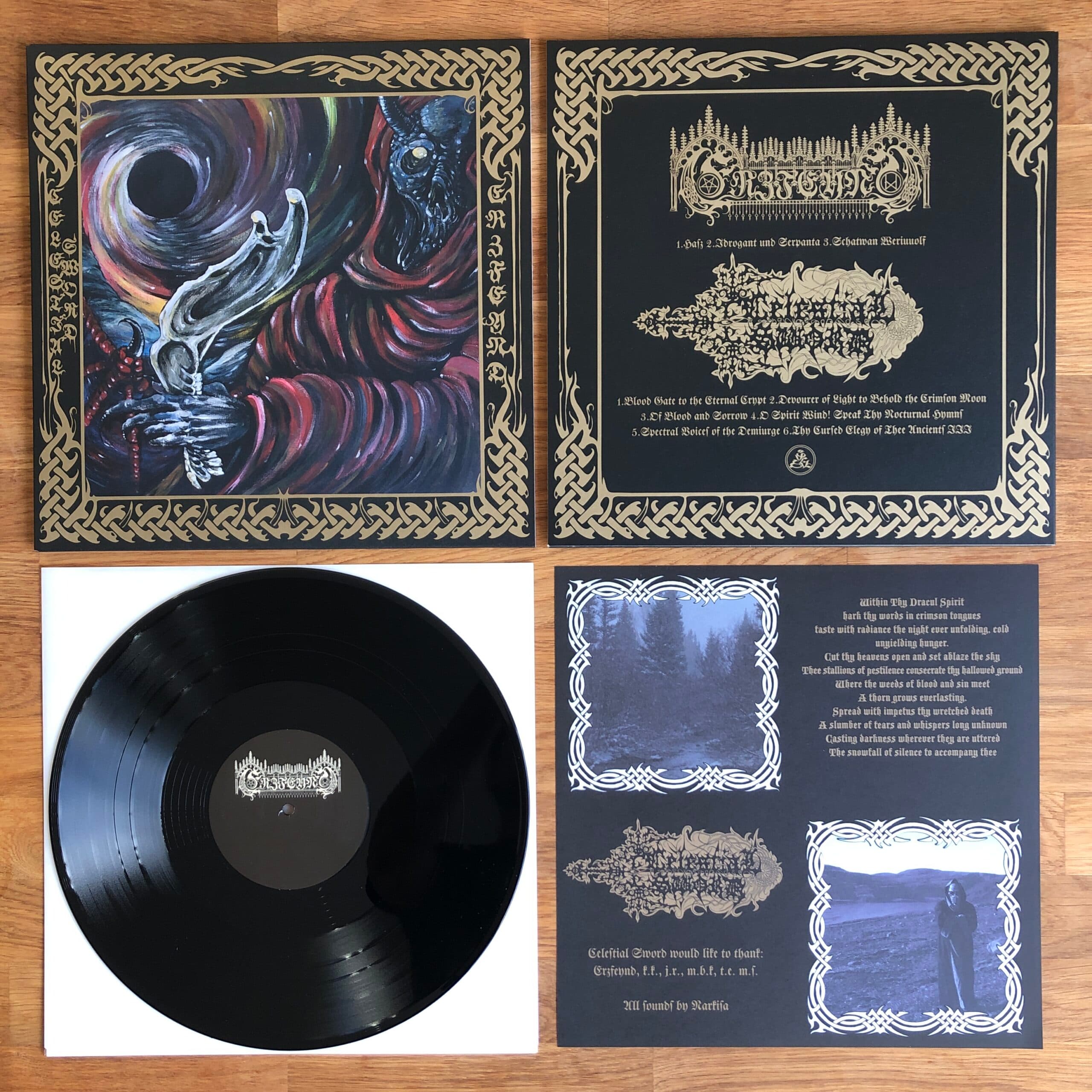 Erzfeynd/ Celestial Sword – Split LP (black vinyl)