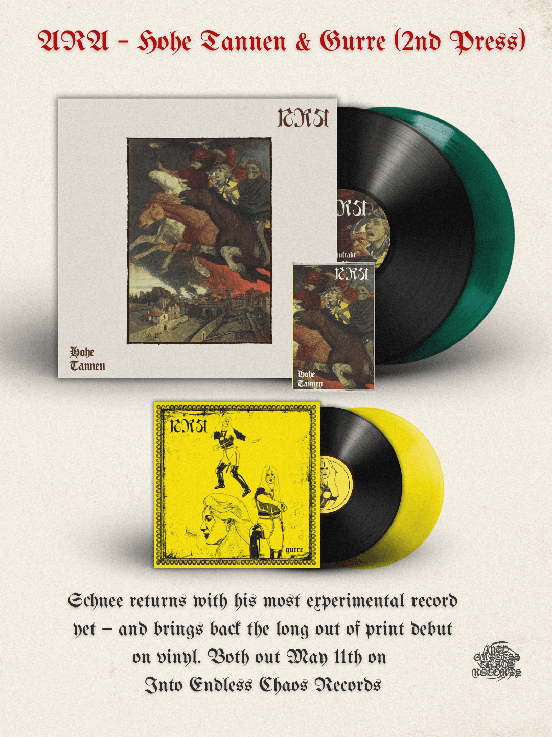 ARA – Hohe Tannen | New Album + Gurre Repress | Out Now